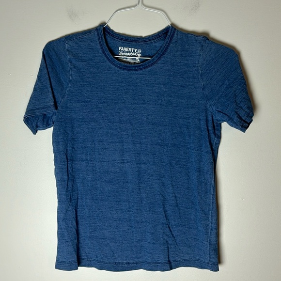 Faherty Blue Sunwashed XS Shirt - Picture 1 of 4